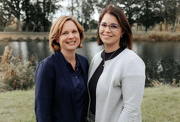 Marlene Freund und Carolin Schöbel